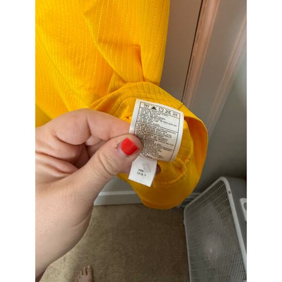 Nike WVU West Virginia University Yellow Gold Blue Tank Top Jersey Men's Large - Picture 9 of 10